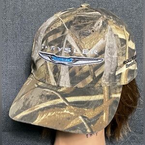 CHRYSLER Mopar Dodge “Imported From Detroit” Trucker Camo Ebensburg, PA Hat Cap